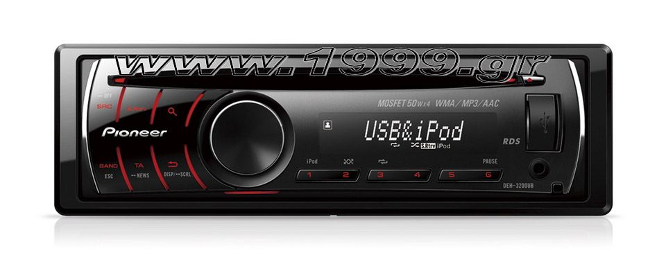 DEH-3200UB CD Tuner with Front USB, iPod Direct Co